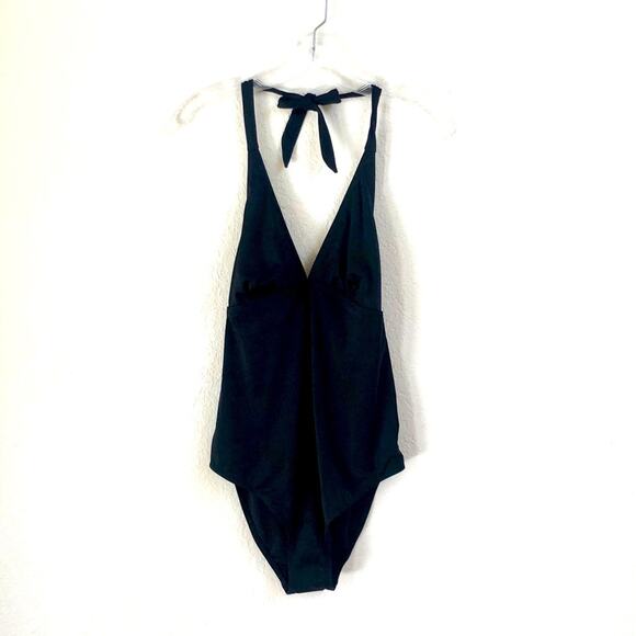 NWOT TopShop Halter One Piece Swimsuit -Sz 8 - Picture 2 of 6